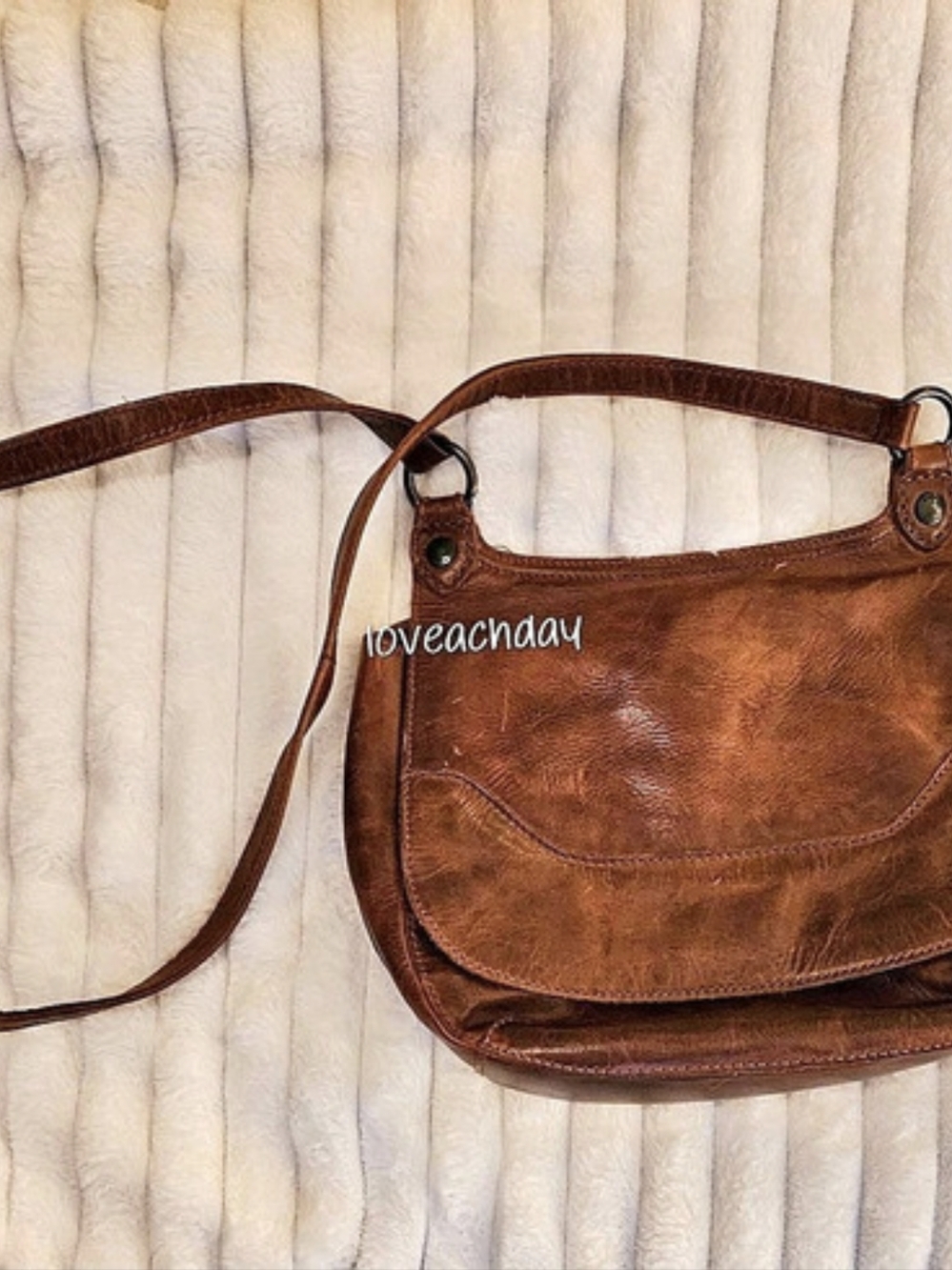 Frye☆Brown Leather Crossbody Bag